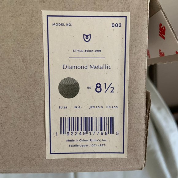 Rothy's Diamond Metallic Point - Picture 9 of 9